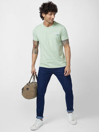 SPYKAR Graphic Printed Slim Fit Cotton T-shirt