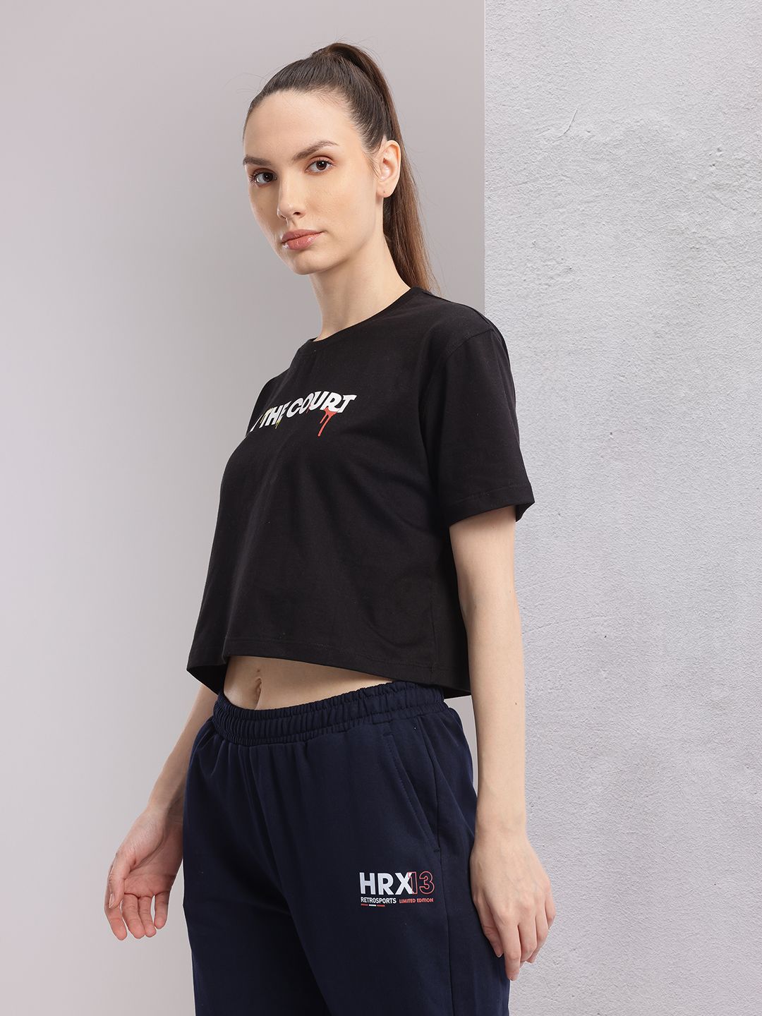 HRX by Hrithik Roshan Women Typography Printed T-shirt