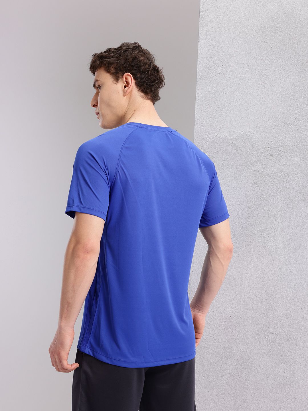 HRX by Hrithik Roshan Rapid-dry Brand Logo Print Training T-shirt