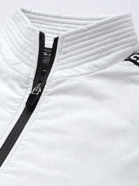 The Indian Garage Co Men Zip-Front Bomber Jacket with Zip Pockets