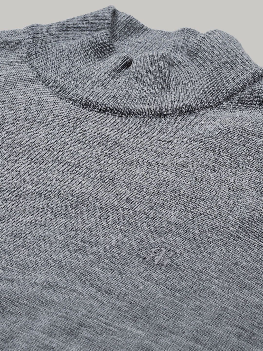 Raymond Men Solid High Neck Pullover