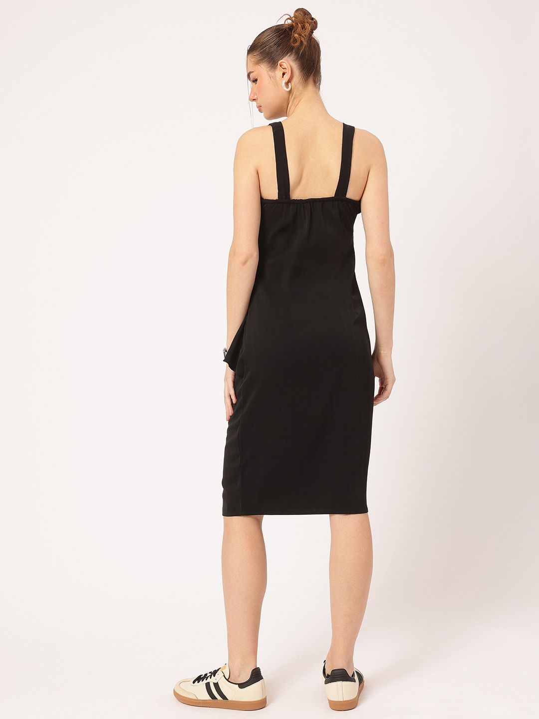 DressBerry Ruffles Day Shoulder Straps Sheath Dress