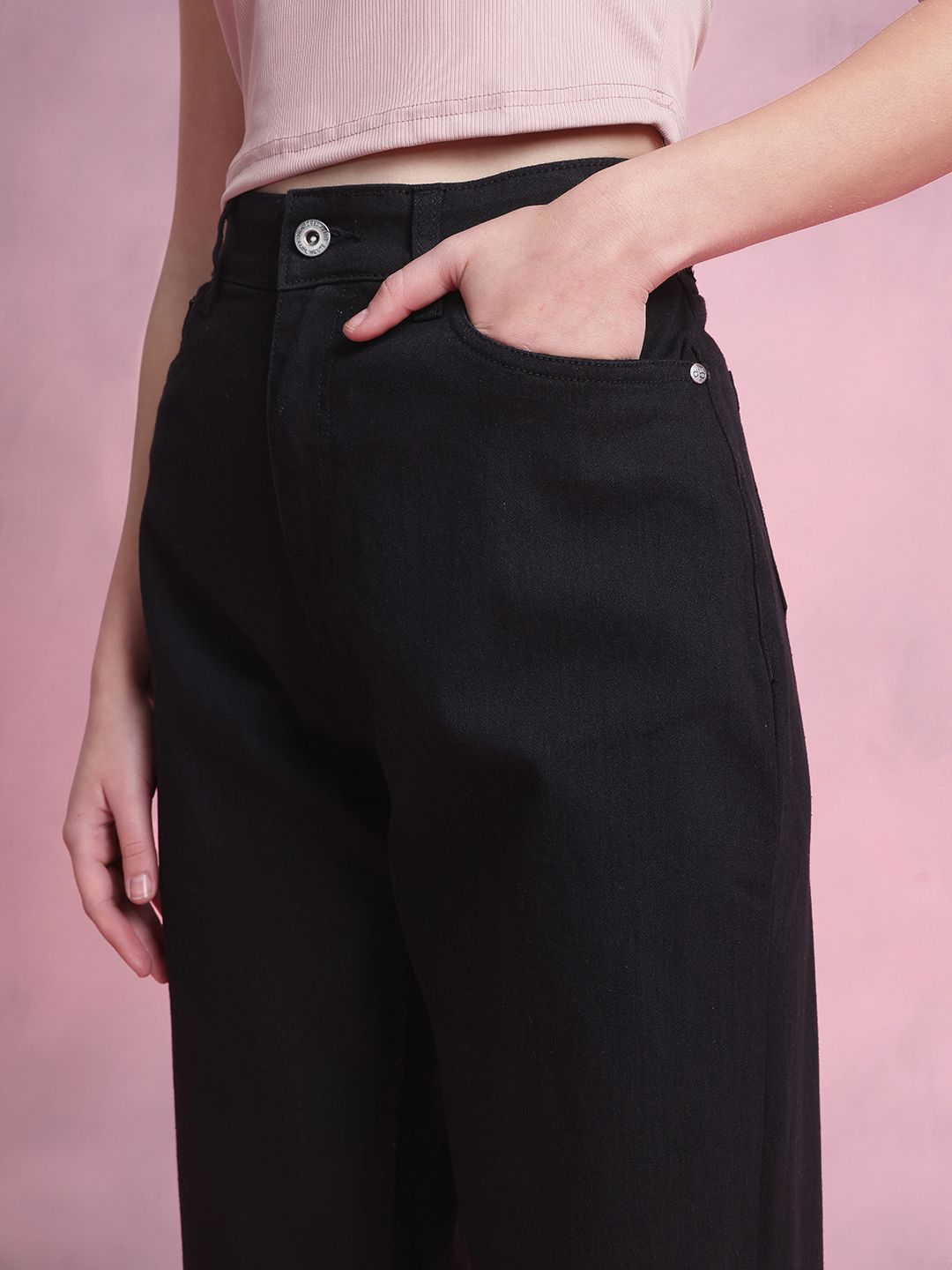 DressBerry Women Mid-Rise Slouchy Fit Stretchable Jeans