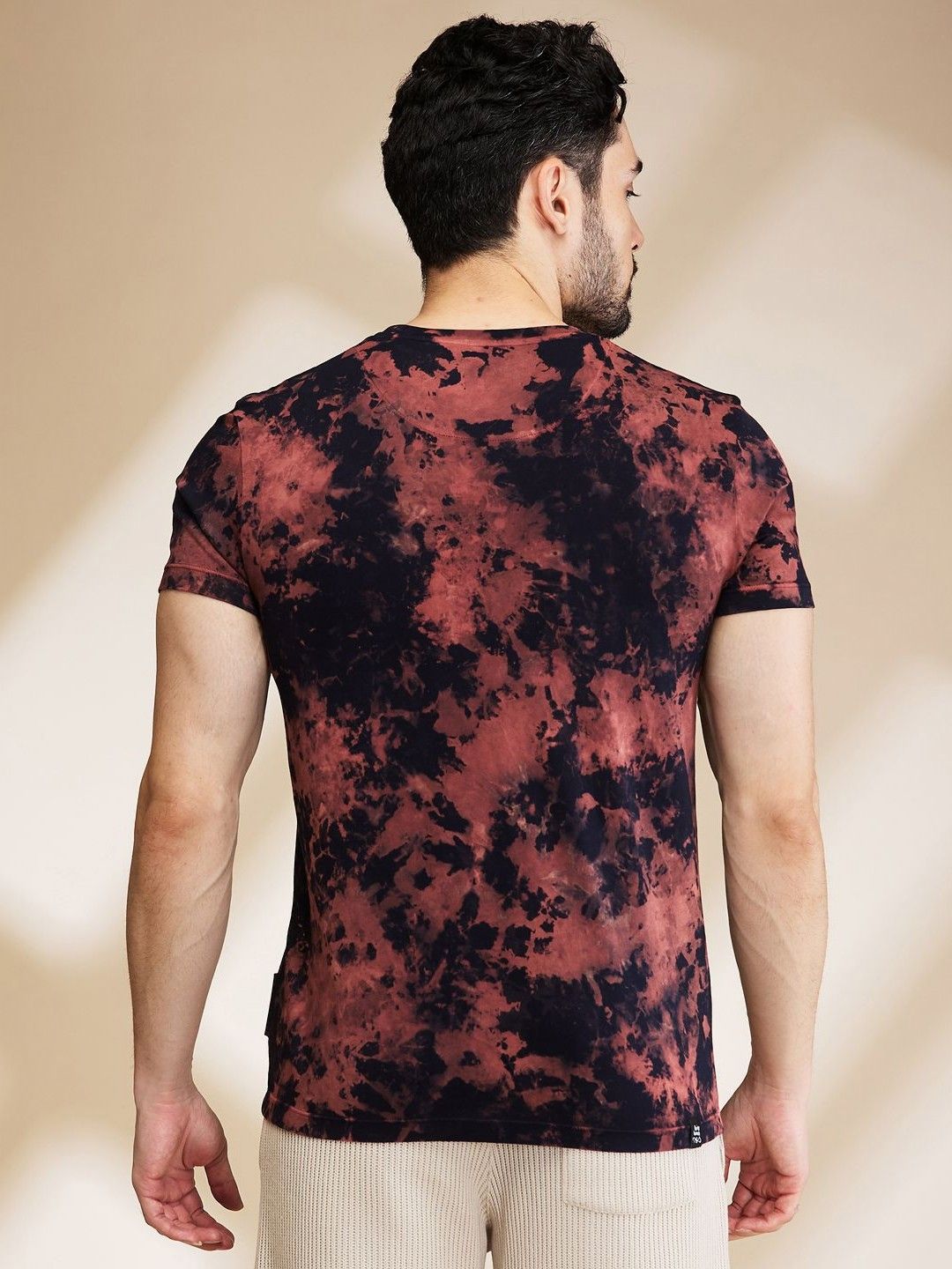 Being Human Men Printed Raw Edge T-shirt