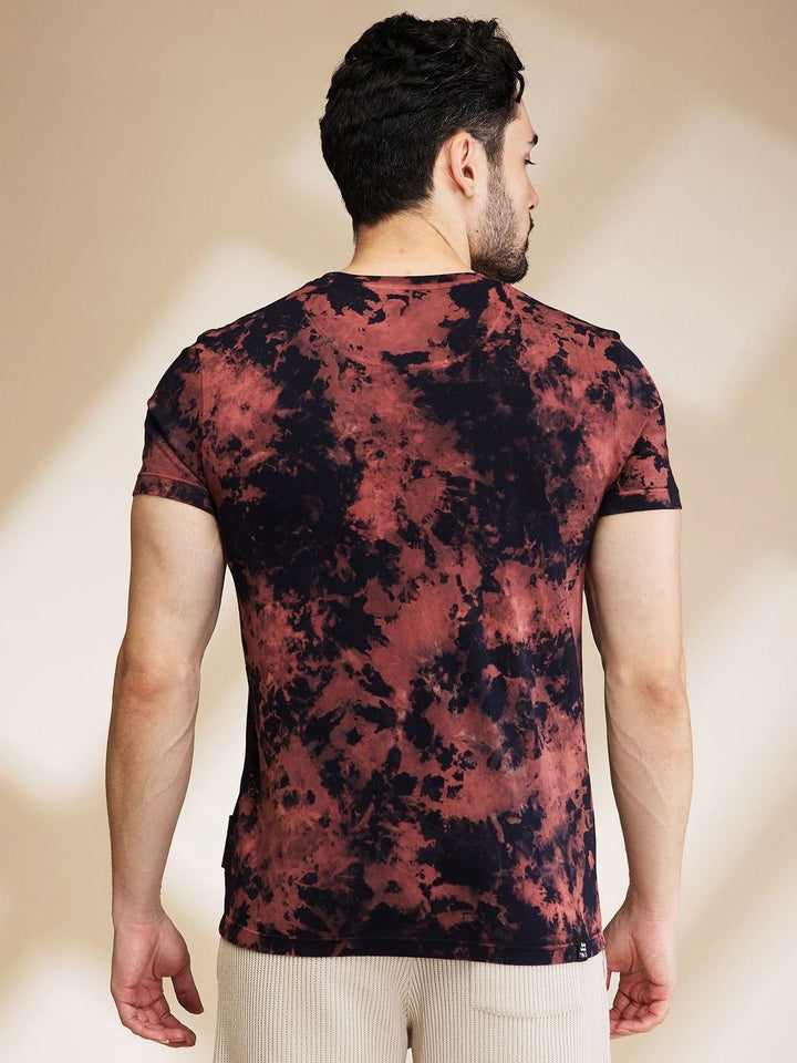 Being Human Men Printed Raw Edge T-shirt