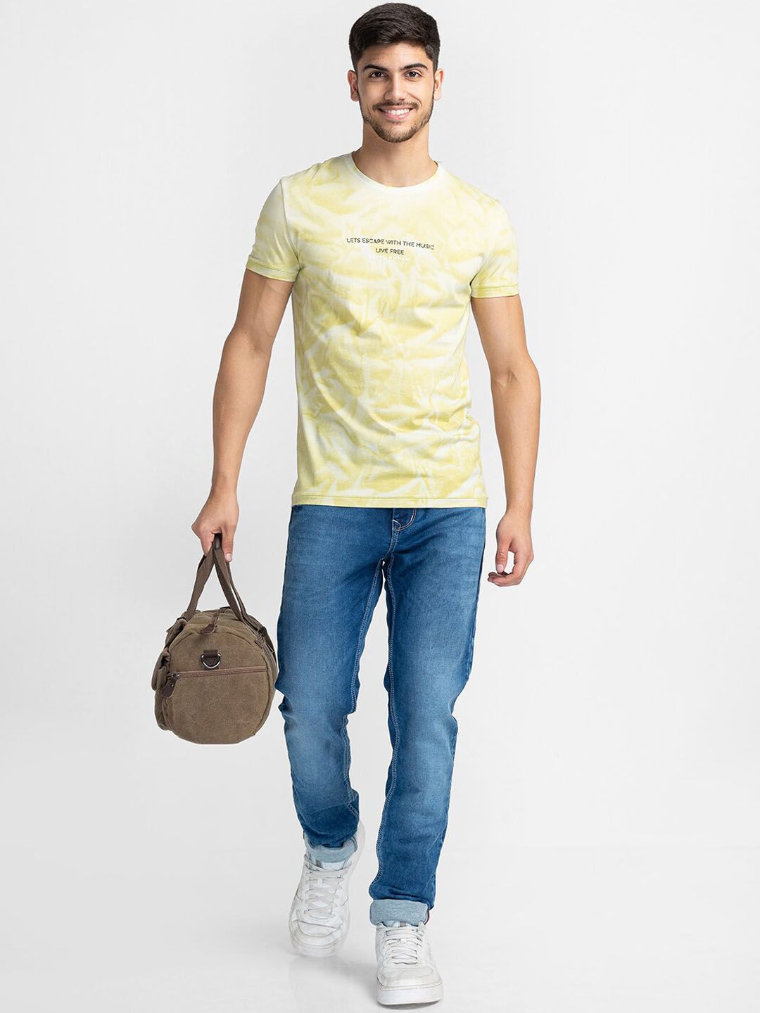 Being Human Men Skinny Fit Light Fade Clean Look Jeans