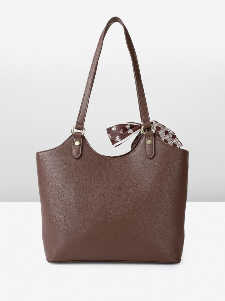 all about you Structured Shoulder Bag with Bow Detail