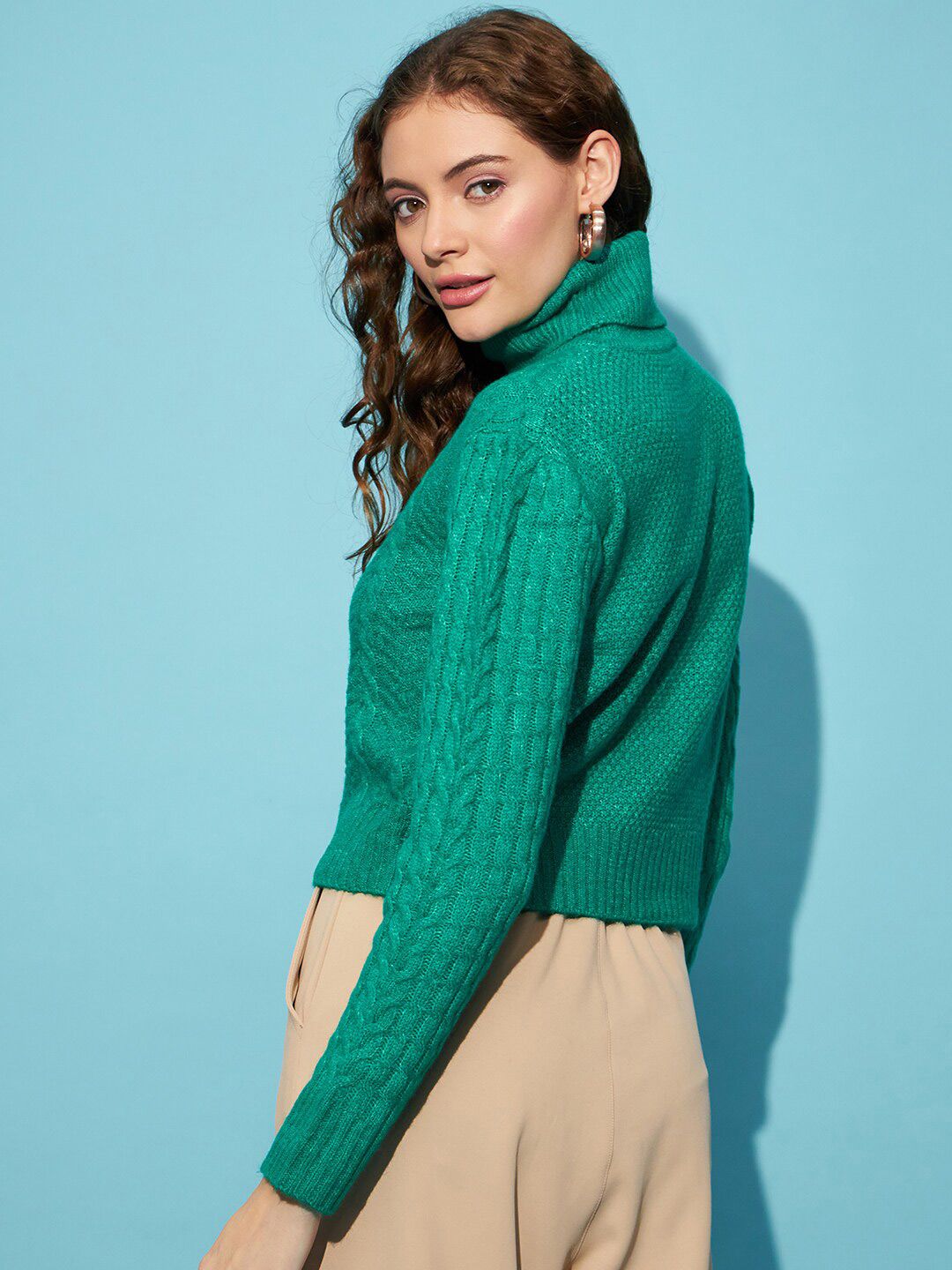 STREET 9 Turtle Neck Acrylic Pullover