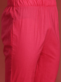 Anouk Ethnic Motifs Print Pure Cotton Kurta with Pyjamas