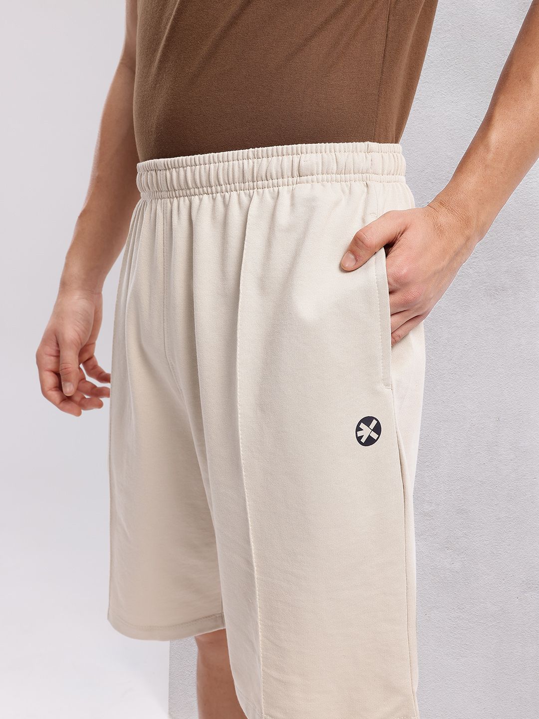 HRX by Hrithik Roshan Men Paneled Yoga Shorts
