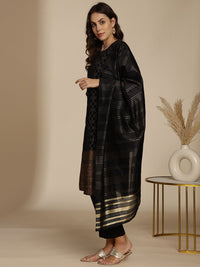 Anouk Women Ethnic Motifs Printed Kurta with Trousers & With Dupatta
