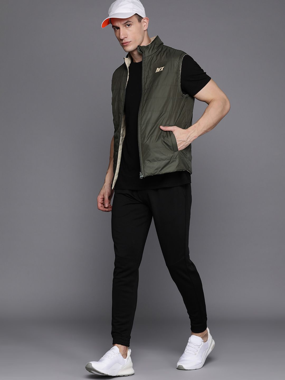 HRX by Hrithik Roshan Rapid-Dry Reversible Outdoor Jacket