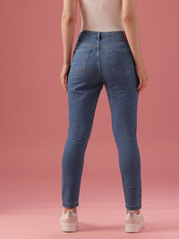 DressBerry Women Skinny Fit High-Rise Light Fade Stretchable Jeans