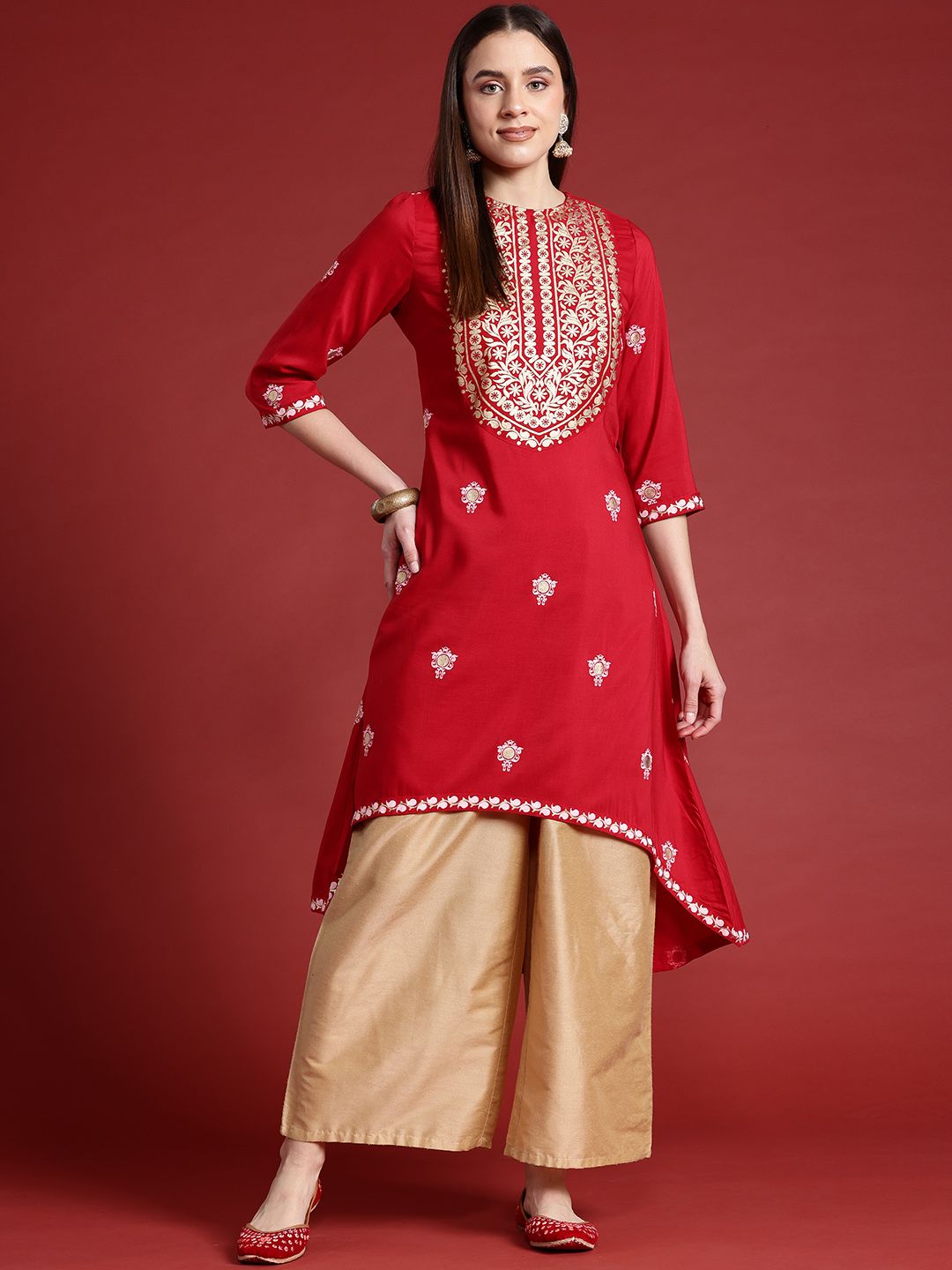 Anouk Ethnic Motifs Printed Kurta
