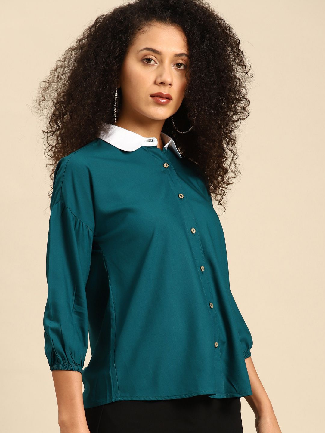 DENNISON Women Smart Opaque Casual Shirt