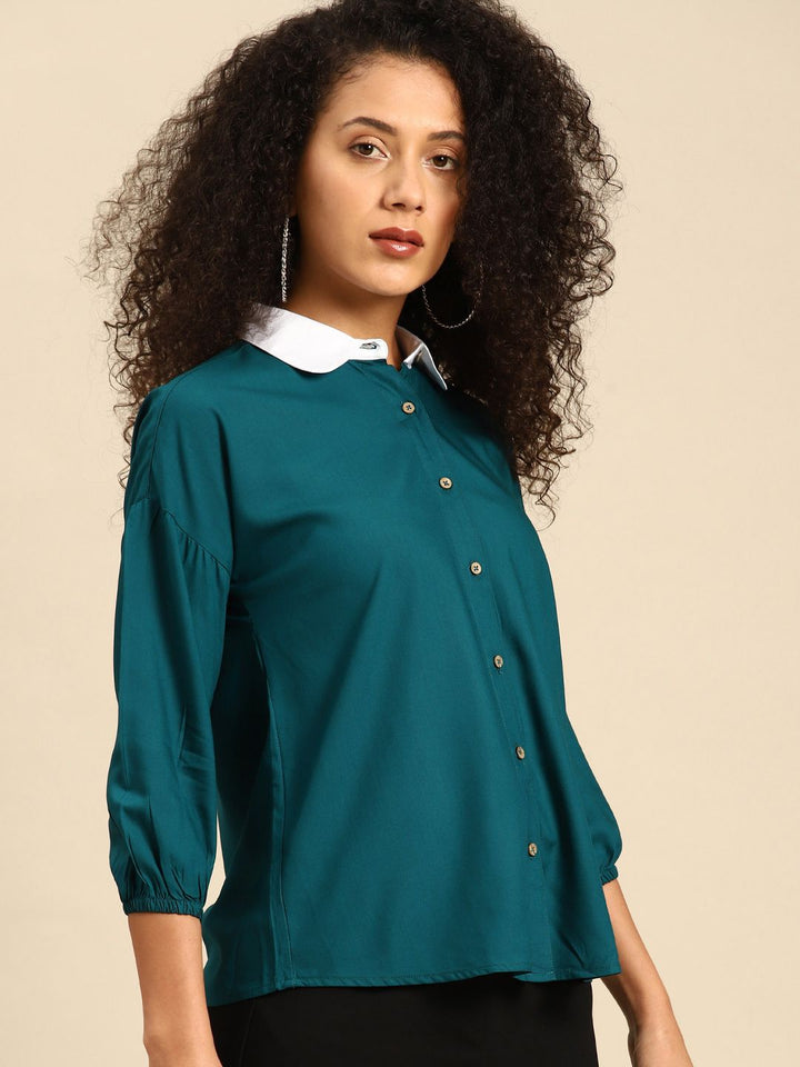 DENNISON Women Smart Opaque Casual Shirt