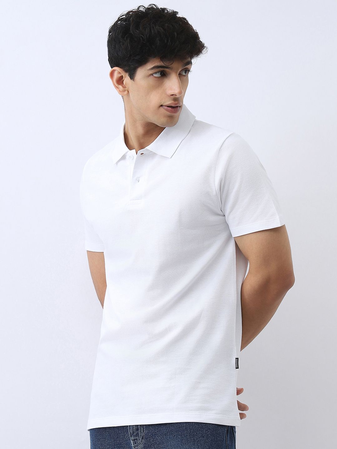 Urbano Fashion Men Solid Regular Fit Half Sleeve Cotton Polo T-Shirt