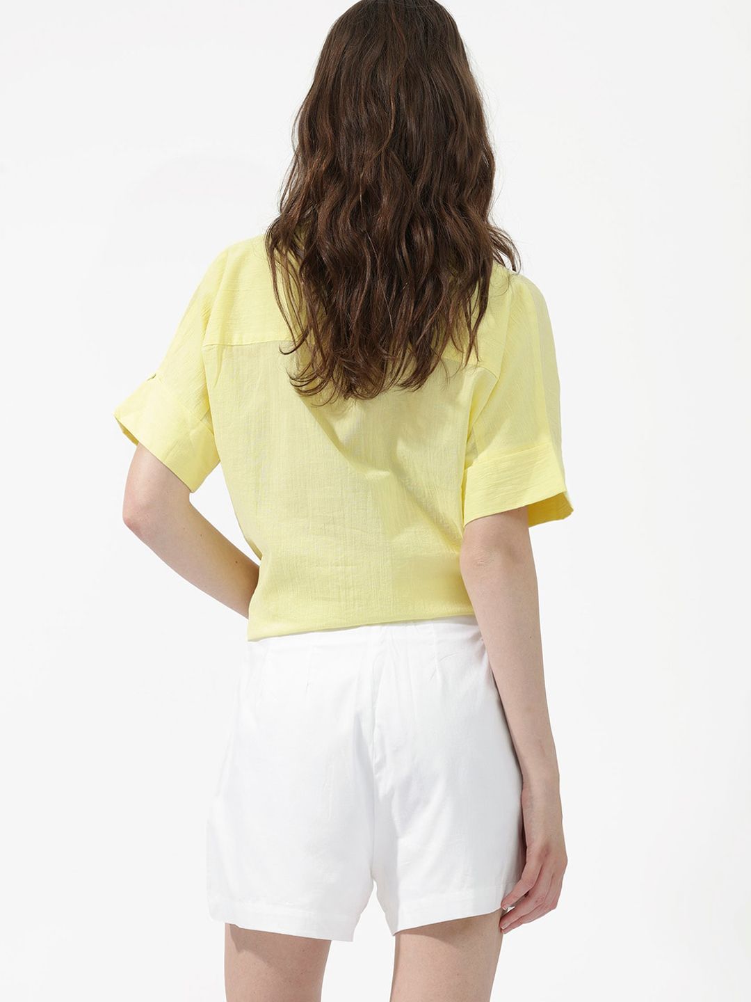 RAREISM Women High-Rise Cotton Shorts