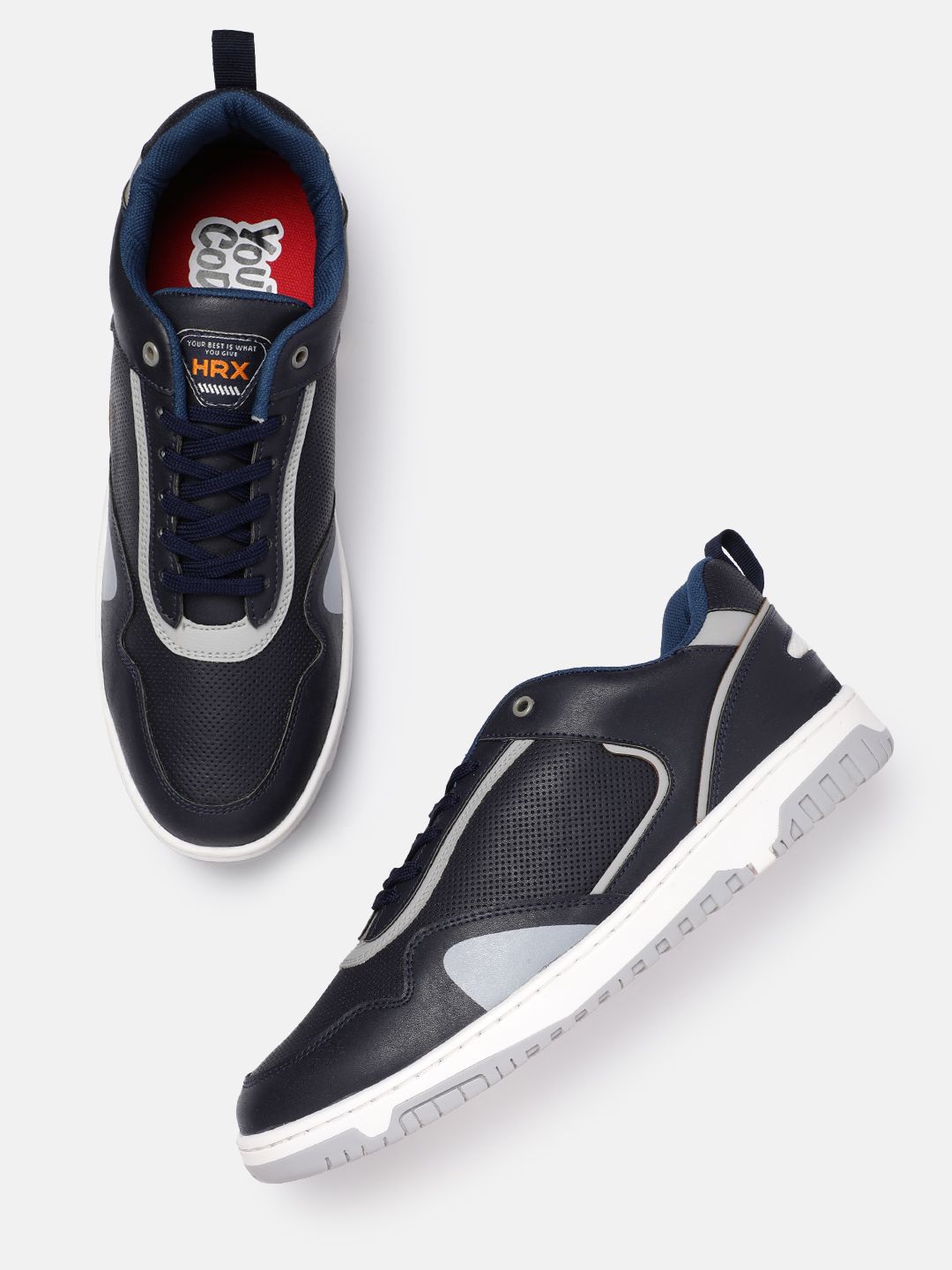 HRX by Hrithik Roshan Men Textured Sneakers