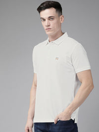 SPYKAR Polo Collar Pure Cotton Slim Fit T-shirt