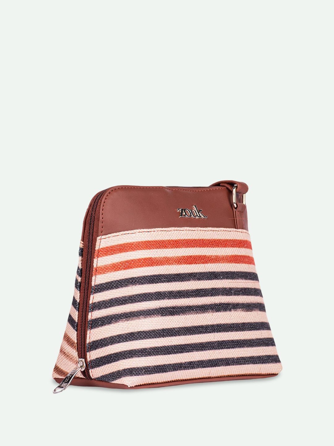 ZOUK Textured Oversized Structured Sling Bag