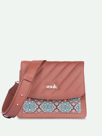 Zouk Women Buckle Detail Banter Bahu Berstruktur Berkladal Dengan Bersih