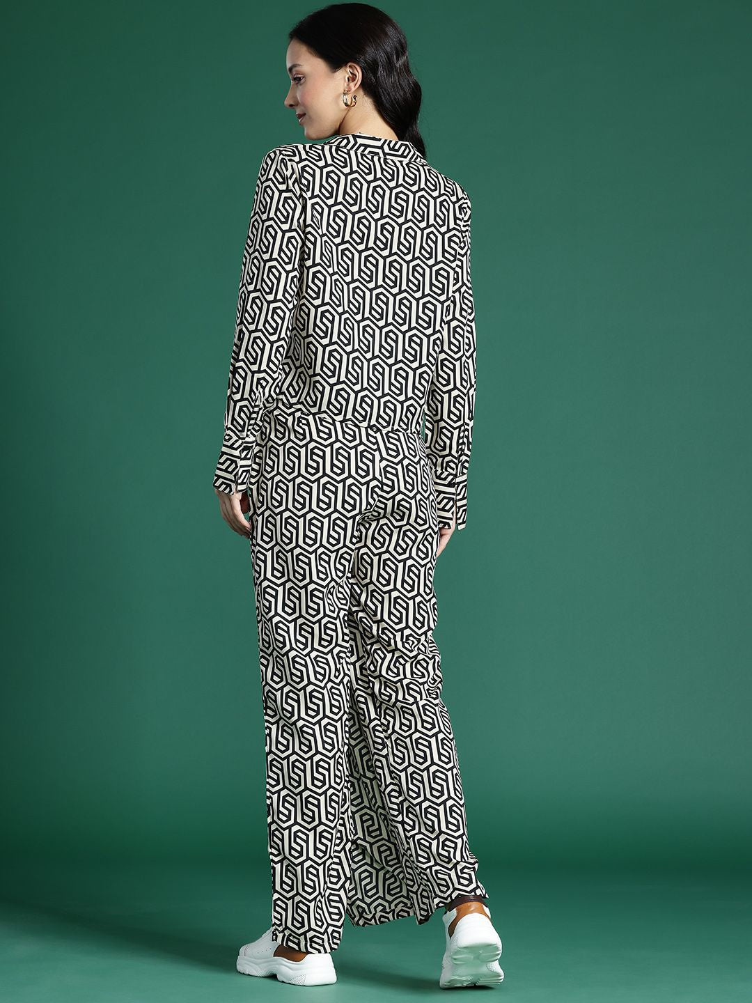 DressBerry Geometric Printed Co-Ords