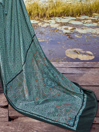Saree mall Paisley Silk Blend Bagru Sarees