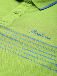 Being Human Geometric Printed Polo Collar Pure Cotton T-shirt
