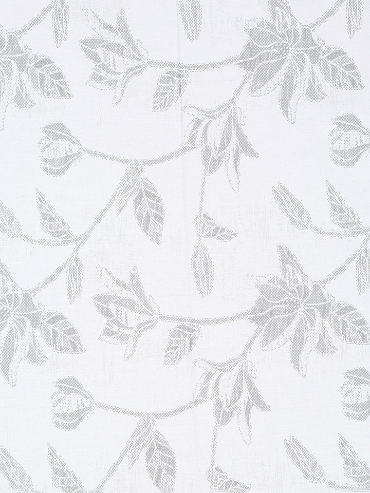 Myntra Elegant Homes White Floral 400 TC Bedsheet with 2 Pillow Covers