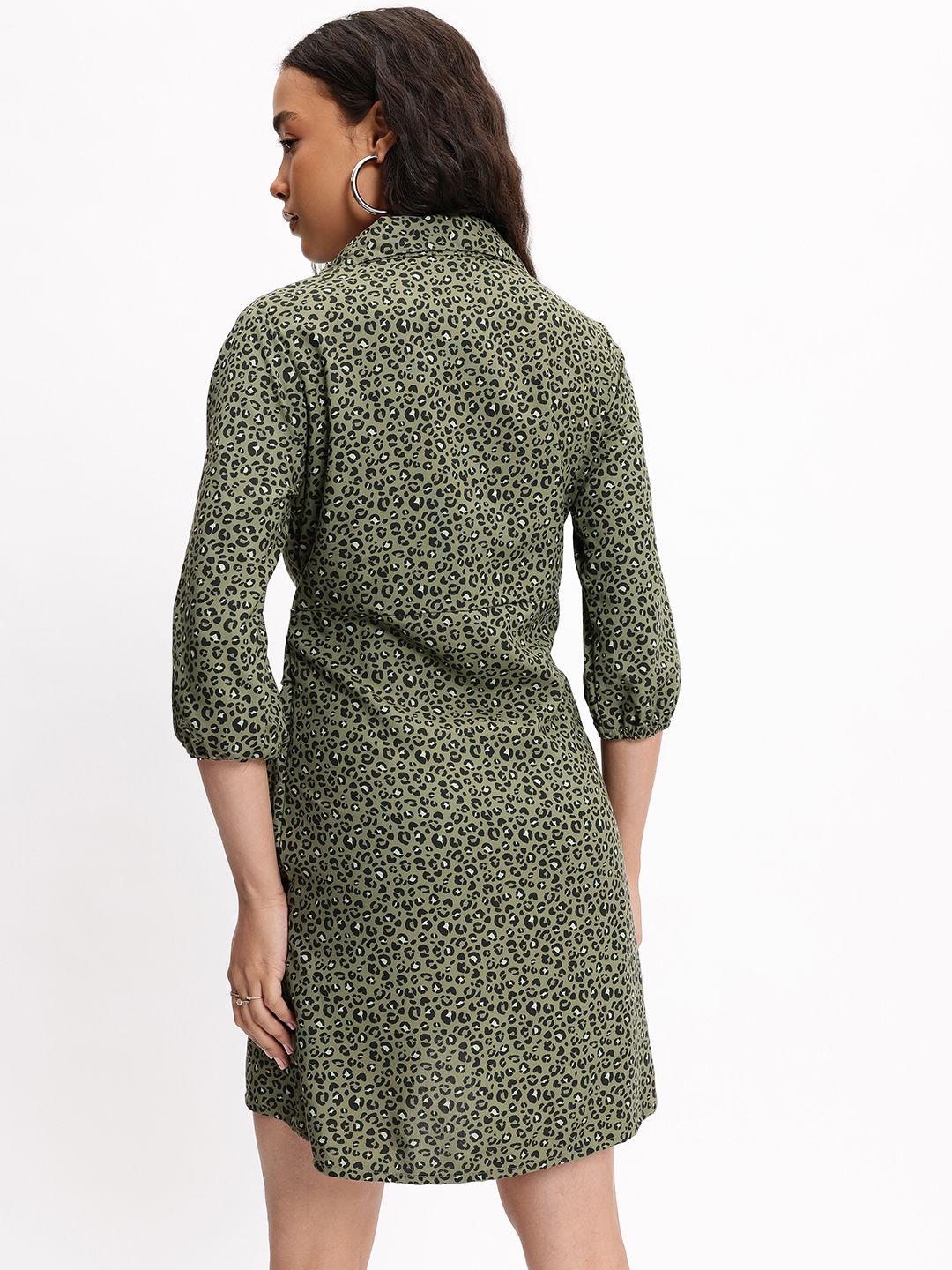 DressBerry Fierce Femme Animal Print Wrap Dress