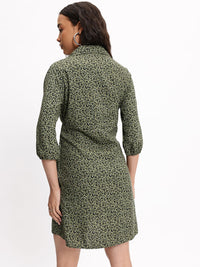 DressBerry Fierce Femme Animal Print Wrap Dress