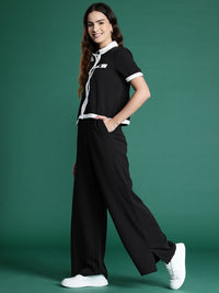 DressBerry Pocket Detail Shirt With Trousers Co-Ord Set