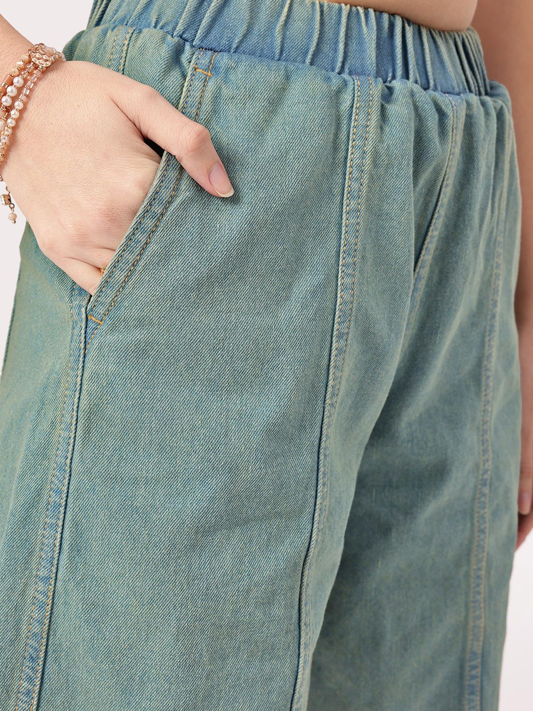DressBerry Women Easy Streetwear Denim Bermuda Shorts