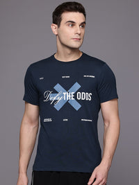 HRX by Hrithik Roshan Typography Print Training T-shirt