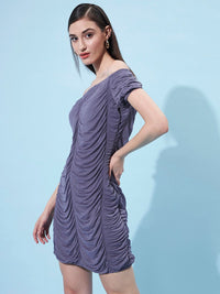 Athena Off-Shoulder Sheath Dress