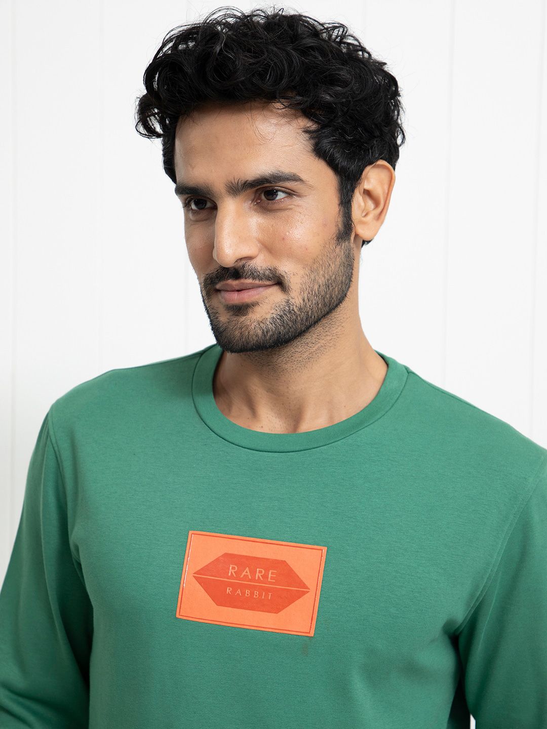 RARE RABBIT Men Pectin Typography Printed Sweatshirt