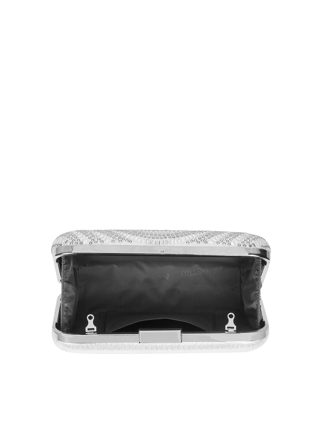 Metro Embellished Box Clutch
