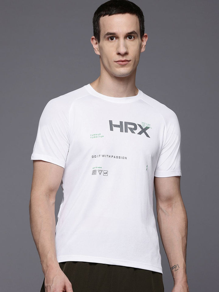 HRX by Hrithik Roshan Rapid-Dry Typography Print Running T-shirt