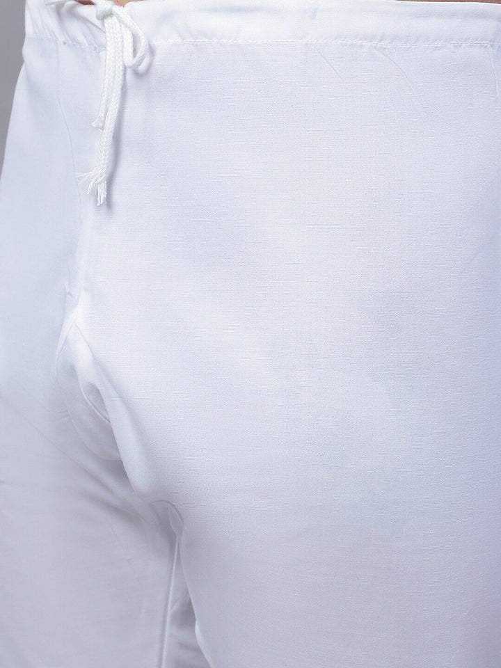 SOJANYA Embroidered Sequinned Pure Cotton Kurta and Churidar with Nehru Jacket