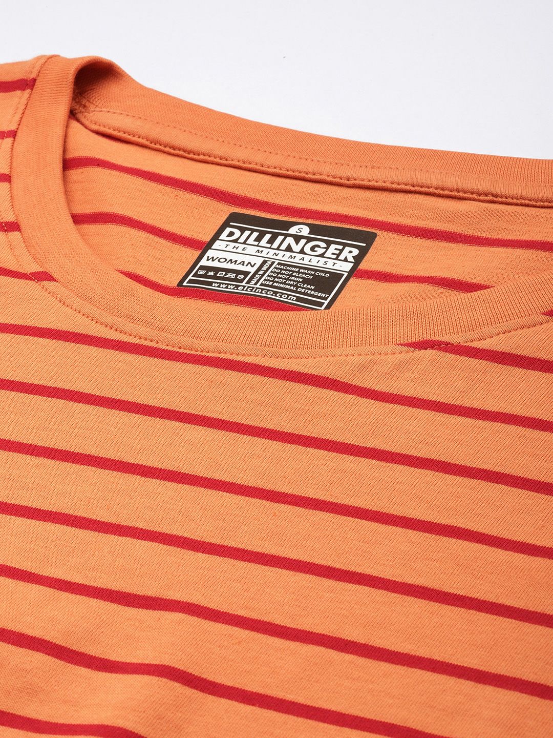 DILLINGER Striped Boxy T-shirt