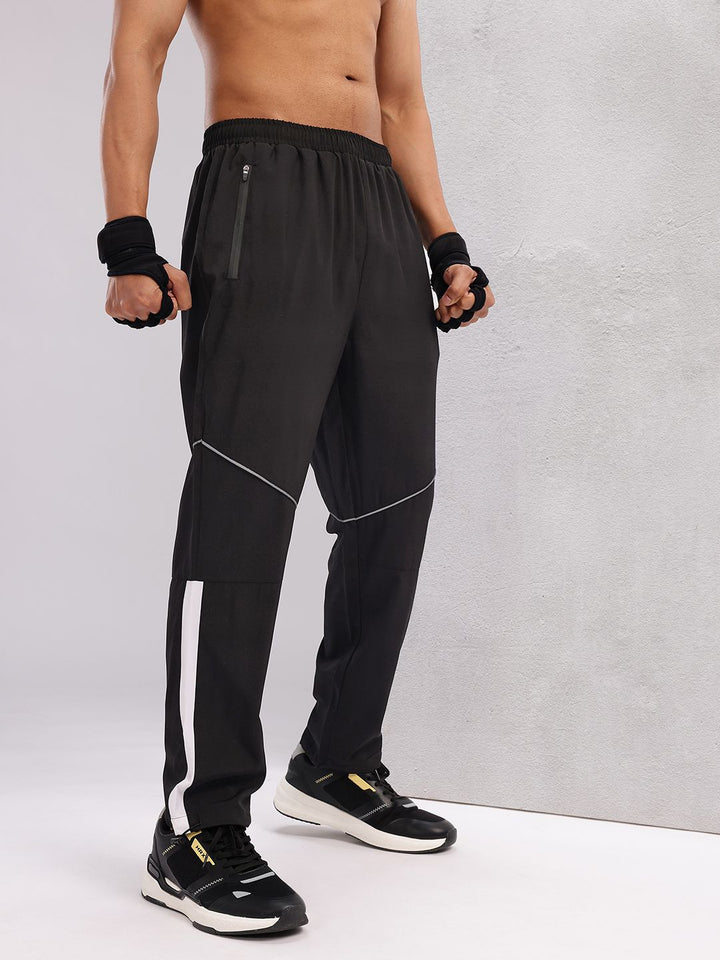 HRX by Hrithik Roshan Men Rapid-Dry Paneled Training Track Pants