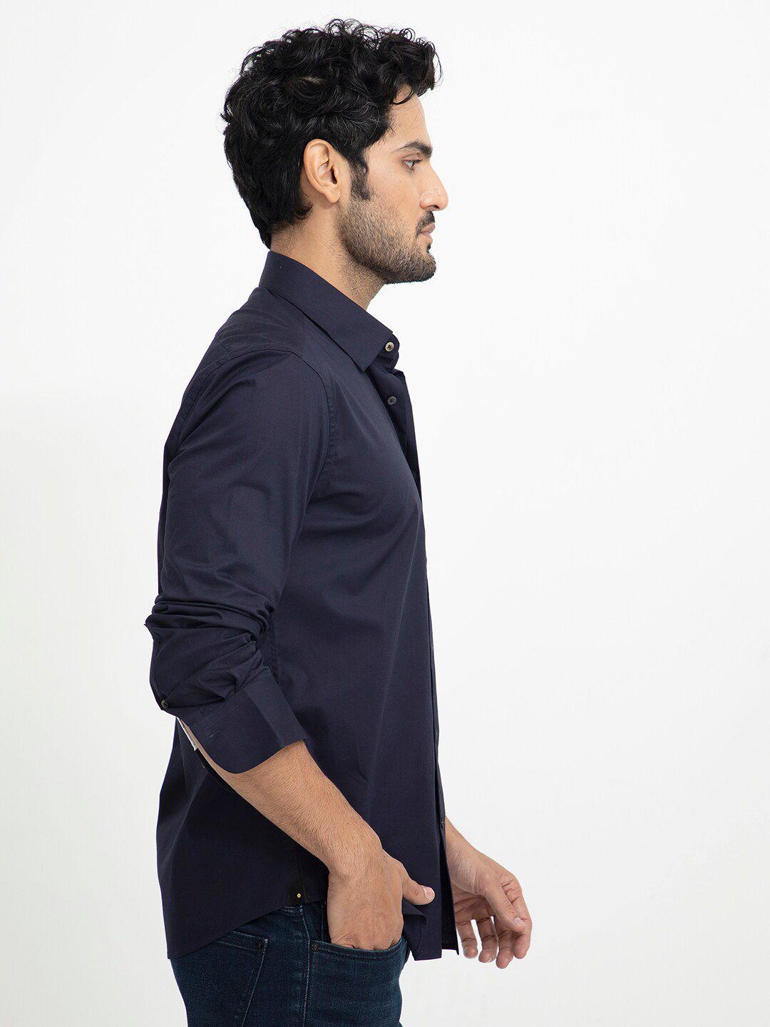 RARE RABBIT Men Neutons Slim Fit Cotton Shirt