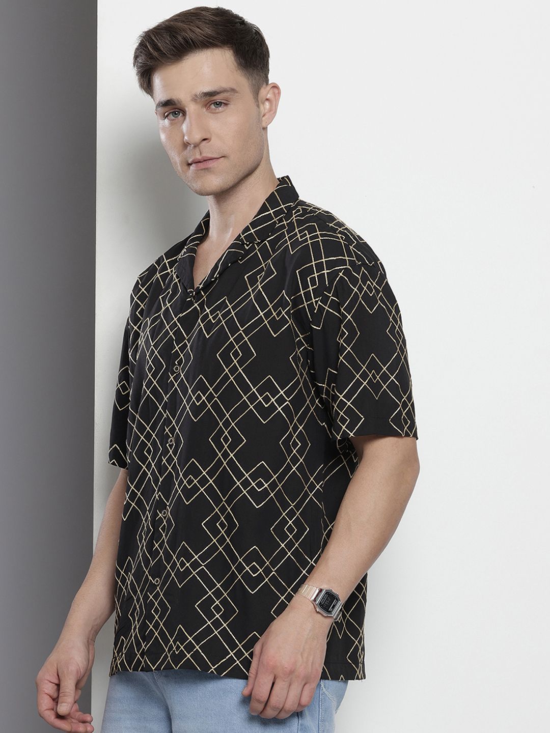 The Indian Garage Co Embroidered Casual Shirt