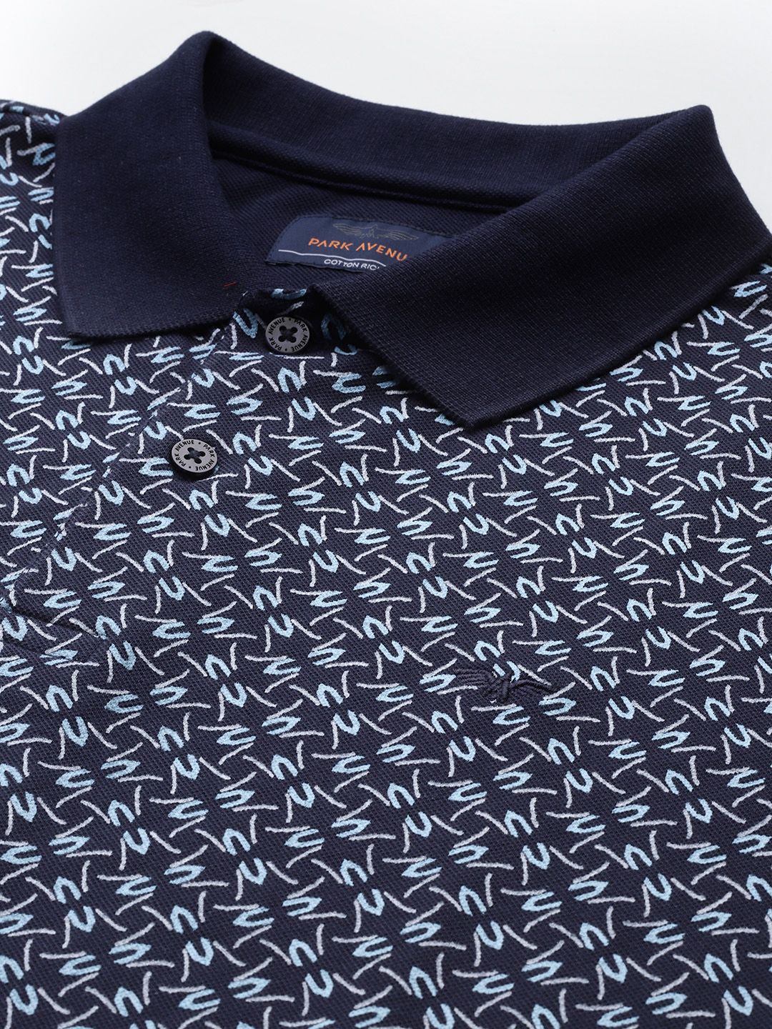Park Avenue Printed Polo Collar T-shirt