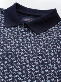 Park Avenue Printed Polo Collar T-shirt