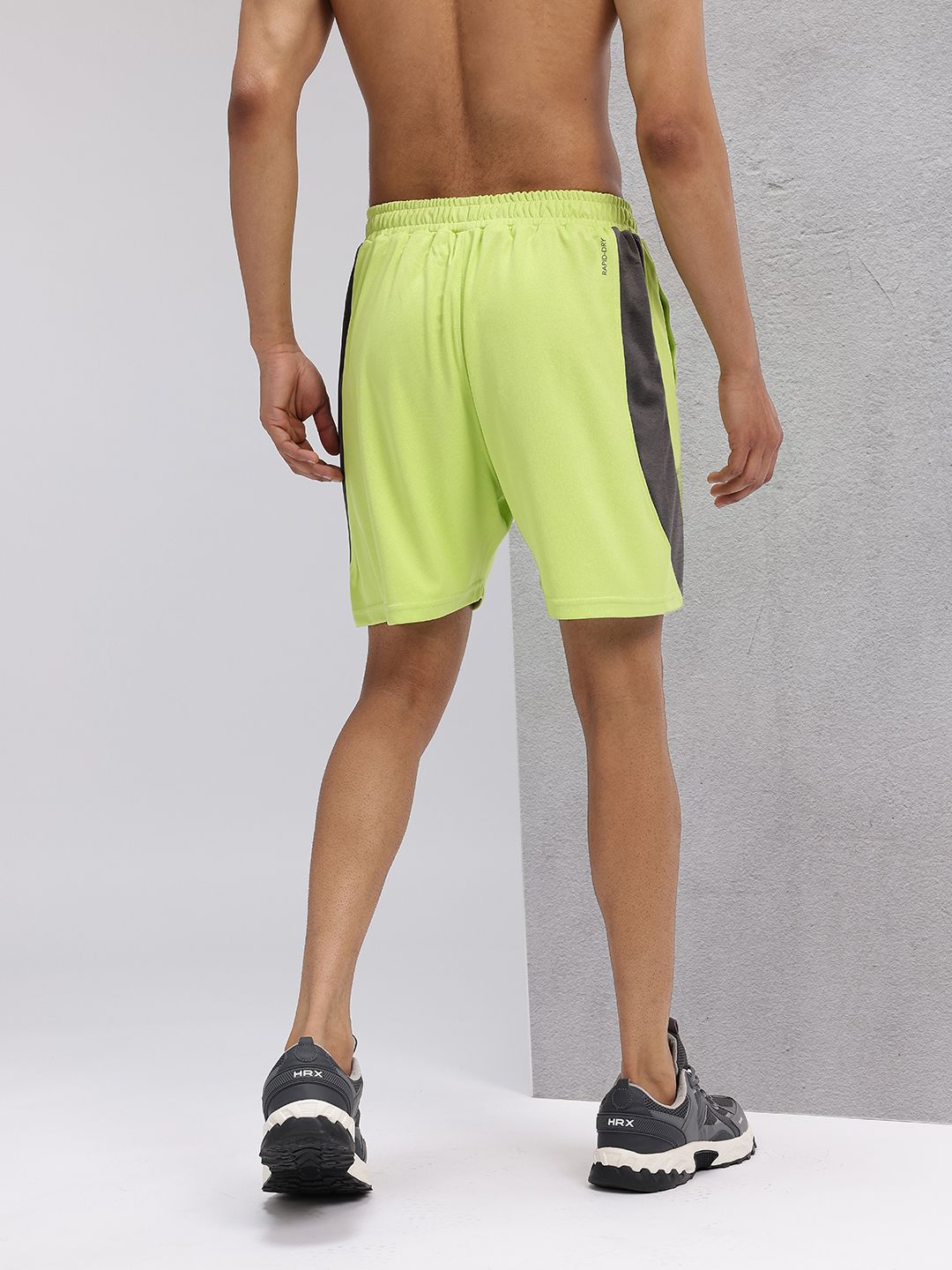 HRX by Hrithik Roshan Men Rapid-Dry Side Striped Running Shorts