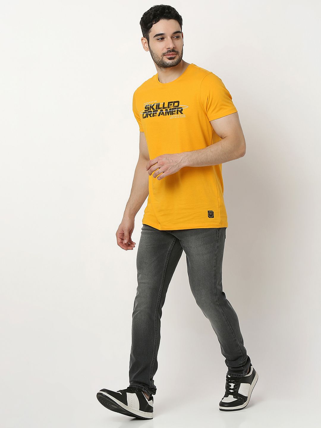 SPYKAR Men Slim Fit Low-Rise Light Fade Stretchable Jeans