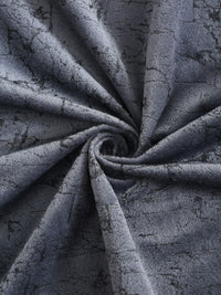 Cortina Grey & Black Set of 2 Room Darkening Window Curtain