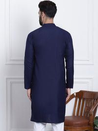 SOJANYA Mandarin Collar Pure Cotton Kurta